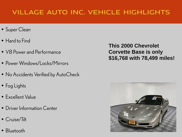 Used 2000 Chevrolet Corvette Convertible image 7