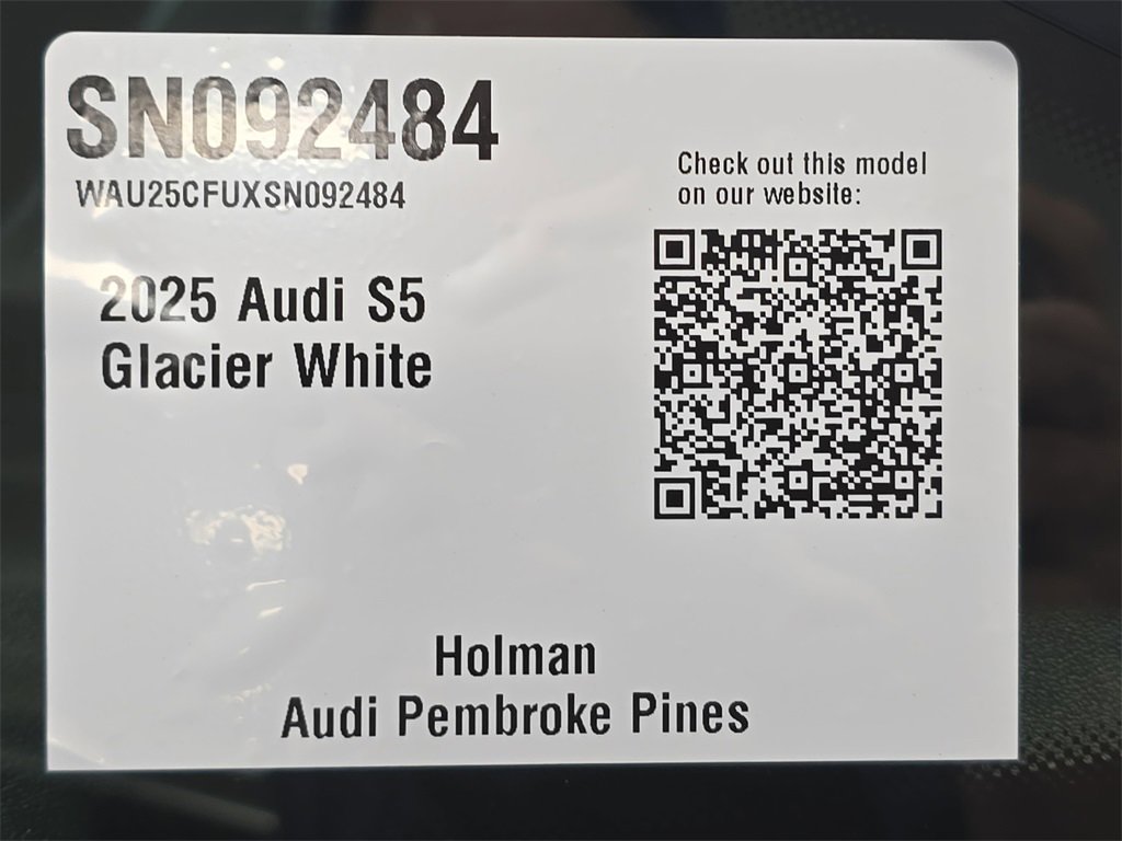 New 2025 Audi S5 Premium Plus image 26