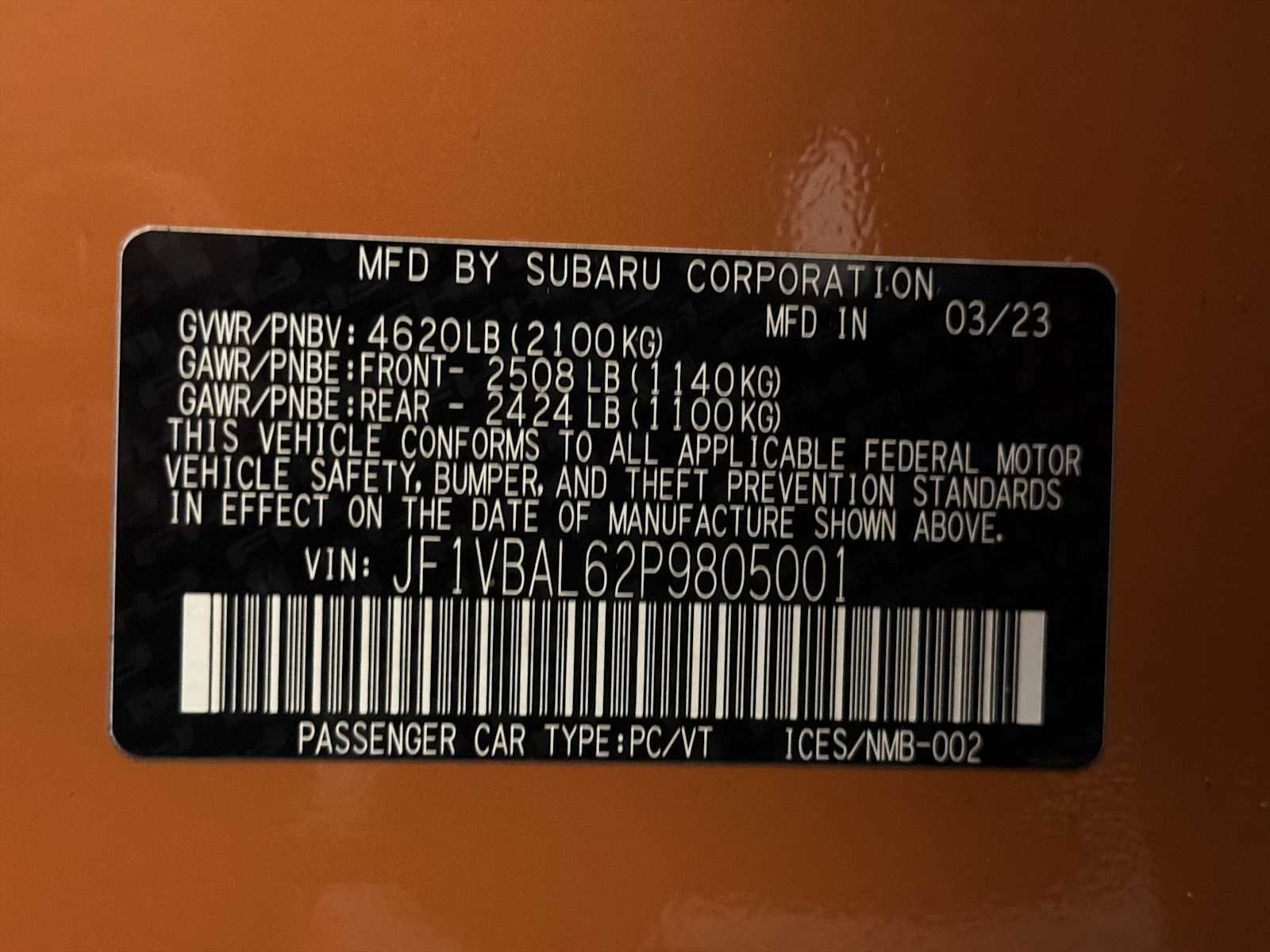 Used 2023 Subaru WRX Limited image 22