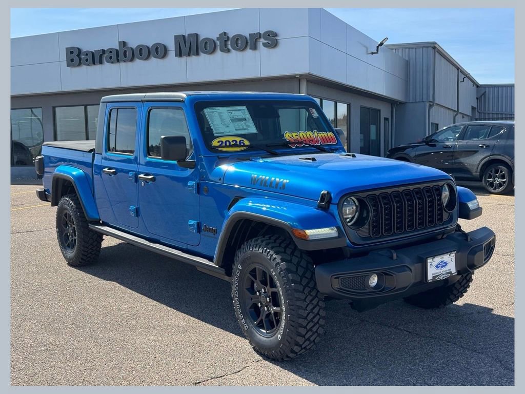New 2026 Jeep Gladiator Willys AWD/4WD image 1