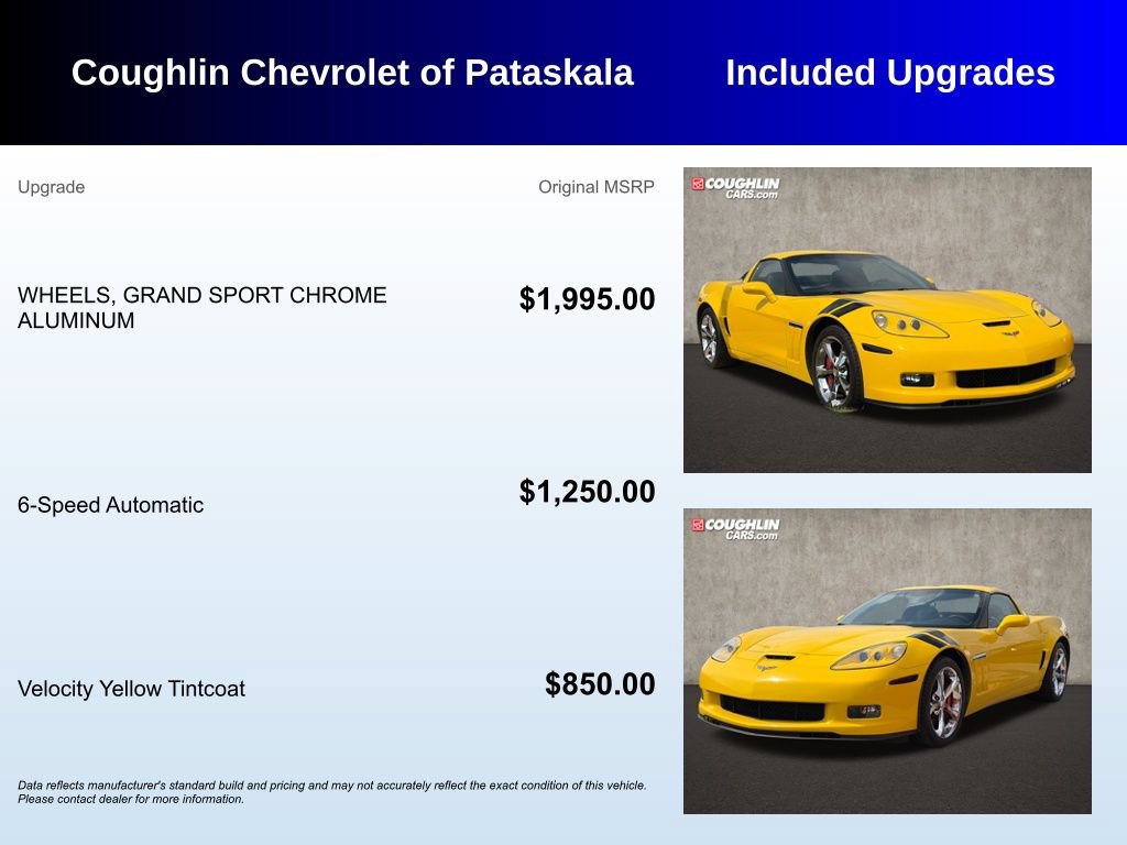 Used 2011 Chevrolet Corvette Grand Sport RWD image 3