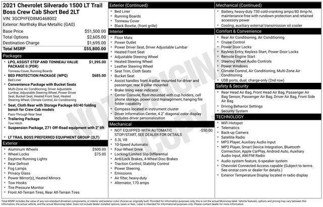 Used 2021 Chevrolet Silverado 1500 LT Trail Boss AWD/4WD image 33