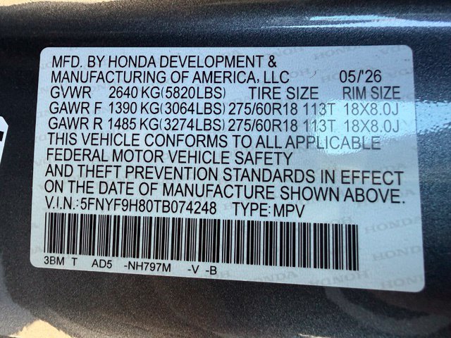 Certified 2026 Honda Passport TrailSport Elite image 14