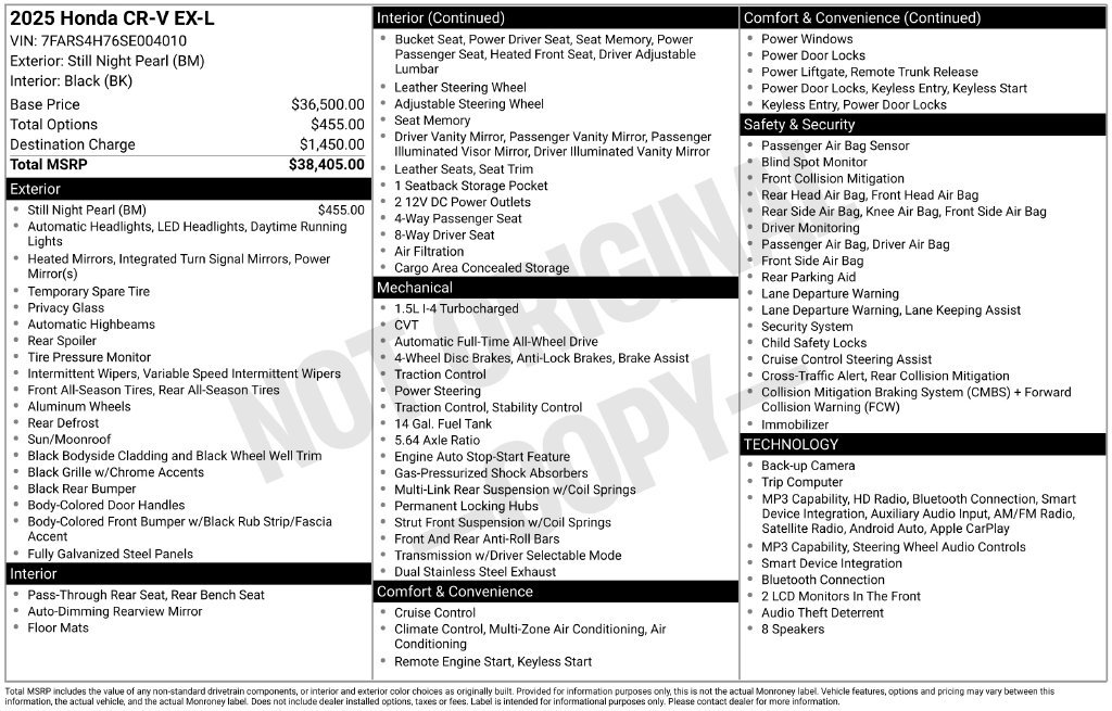 Used 2025 Honda CR-V EX-L image 27