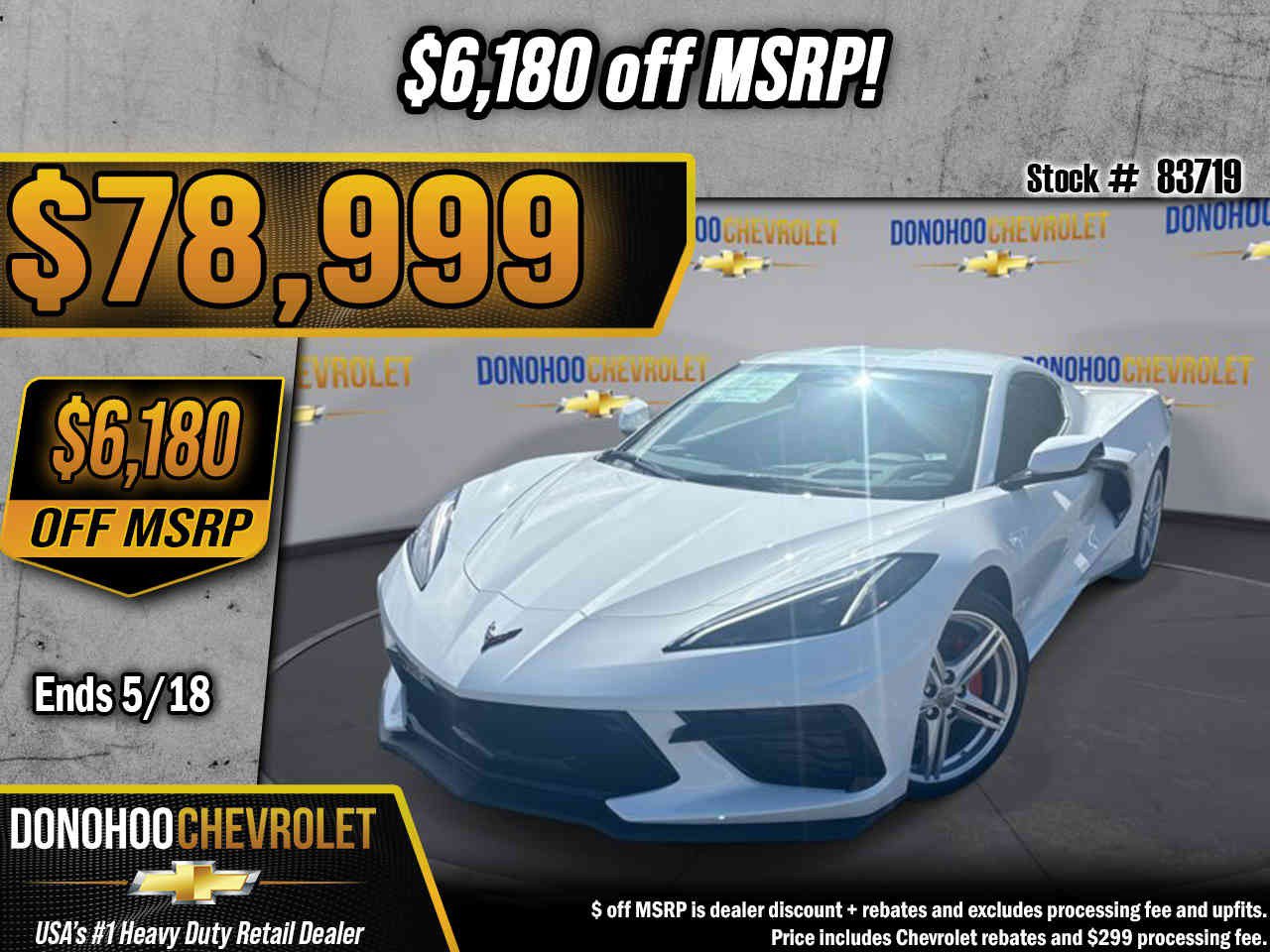 New 2026 Chevrolet Corvette Stingray Preferred Cpe w/ 2LT RWD image 1