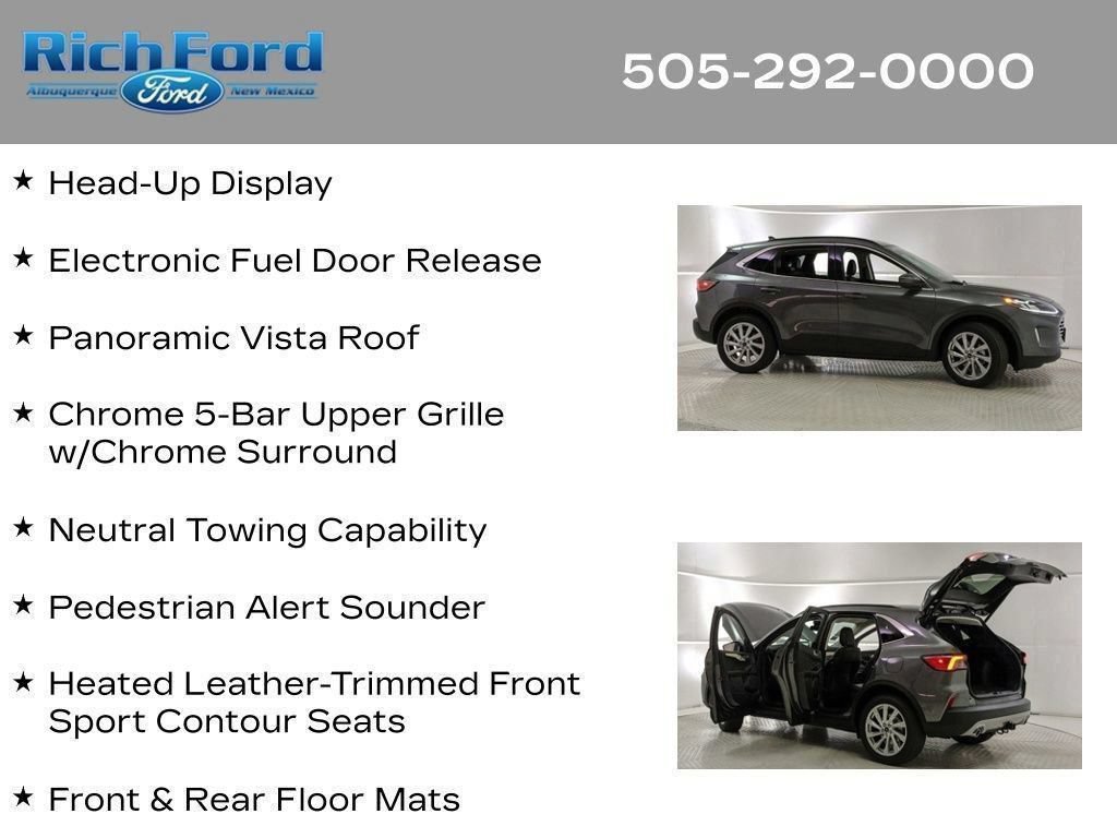 Used 2021 Ford Escape Titanium w/ Titanium Elite Package AWD/4WD image 74