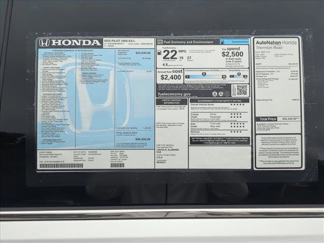 New 2025 Honda Pilot EX-L image 20