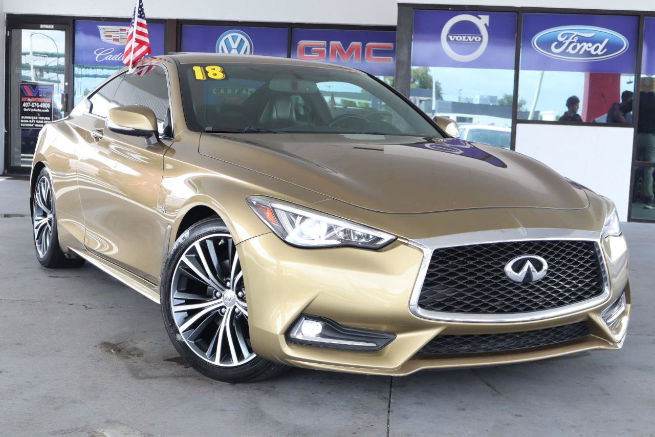Used 2018 INFINITI Q60 3.0t Luxe RWD image 2