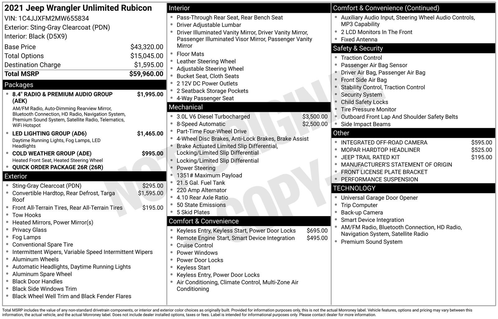 Used 2021 Jeep Wrangler Unlimited Rubicon image 37