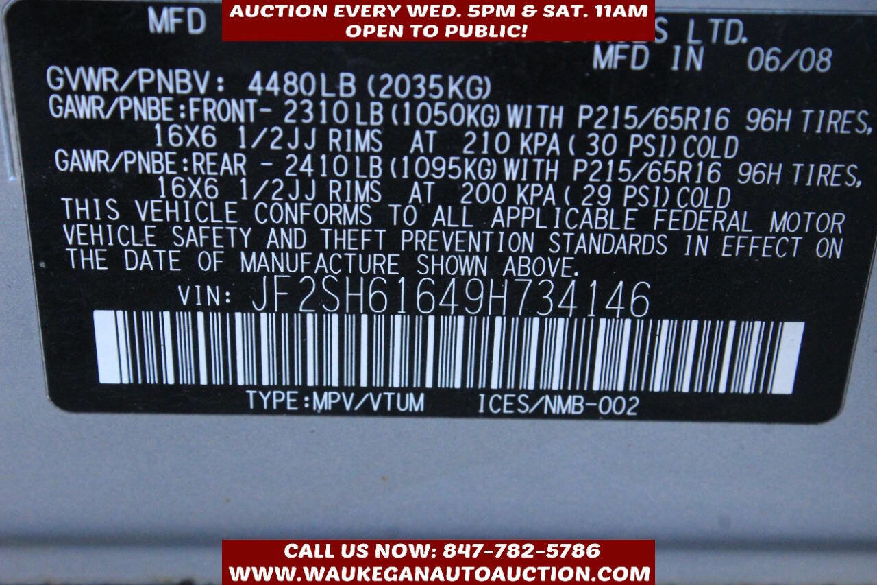 Used 2009 Subaru Forester 2.5X image 10