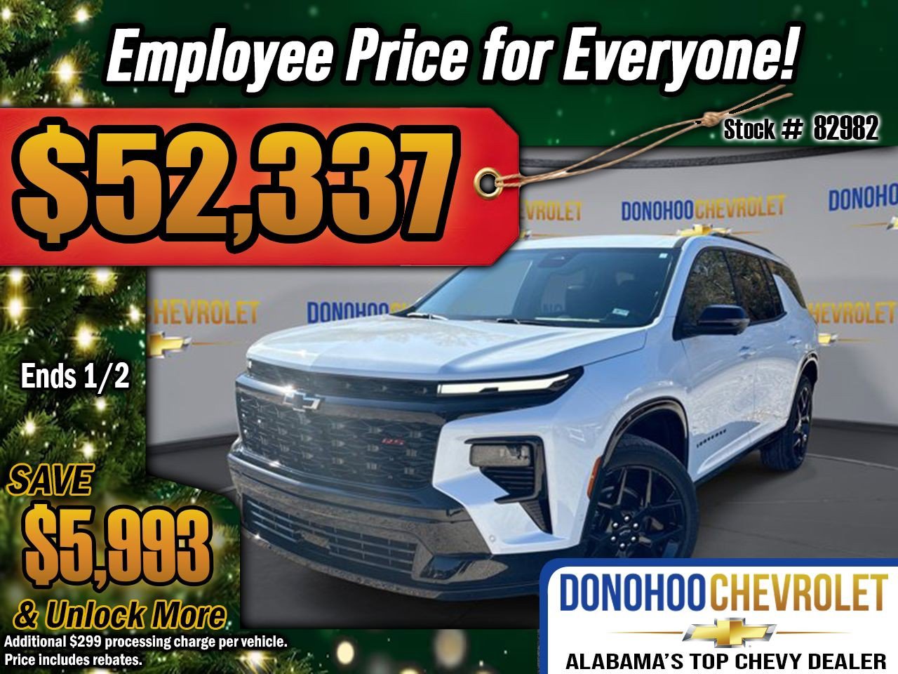 New 2026 Chevrolet Traverse RS image 1