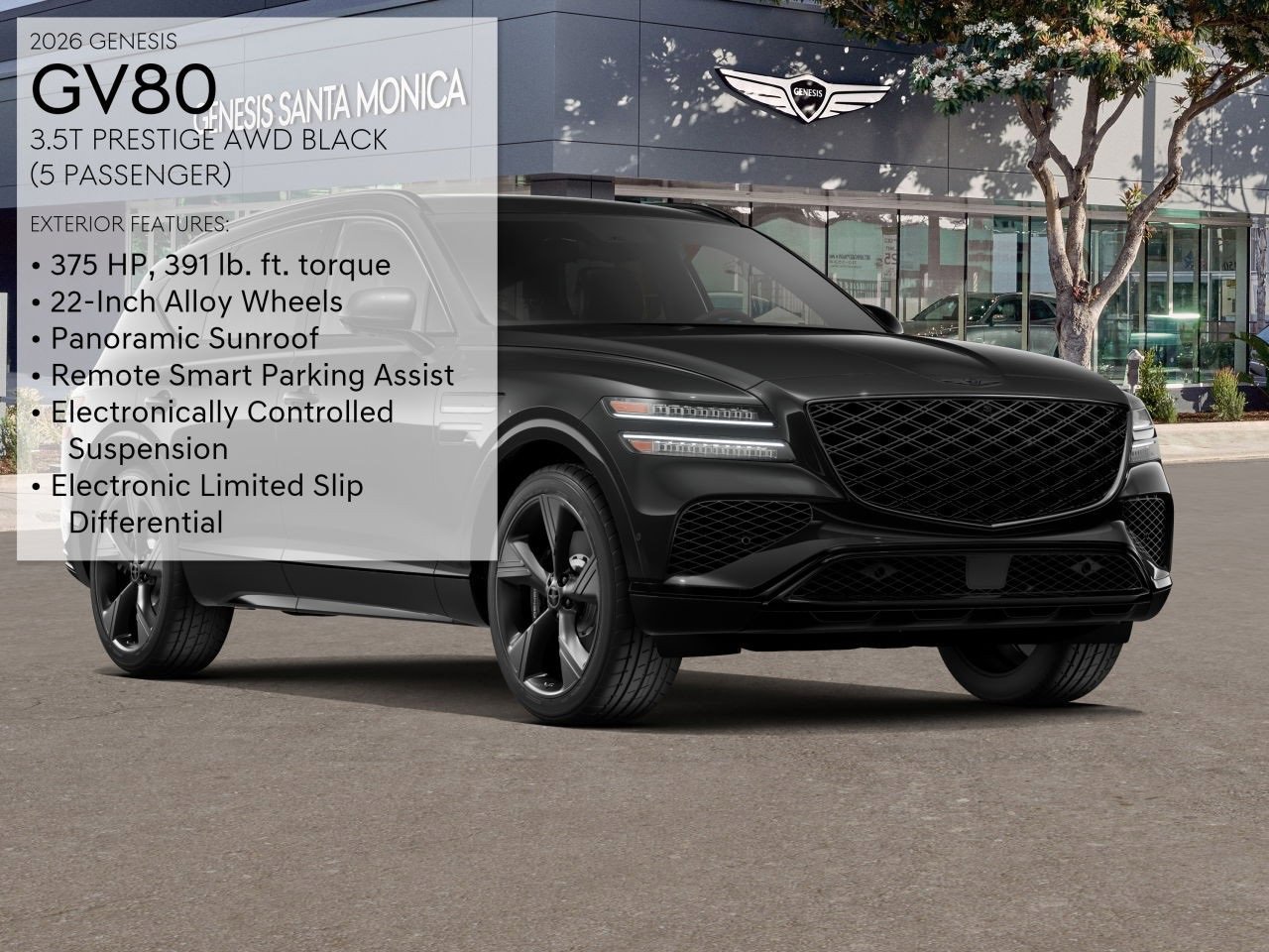 New 2026 Genesis GV80 3.5T Prestige image 3