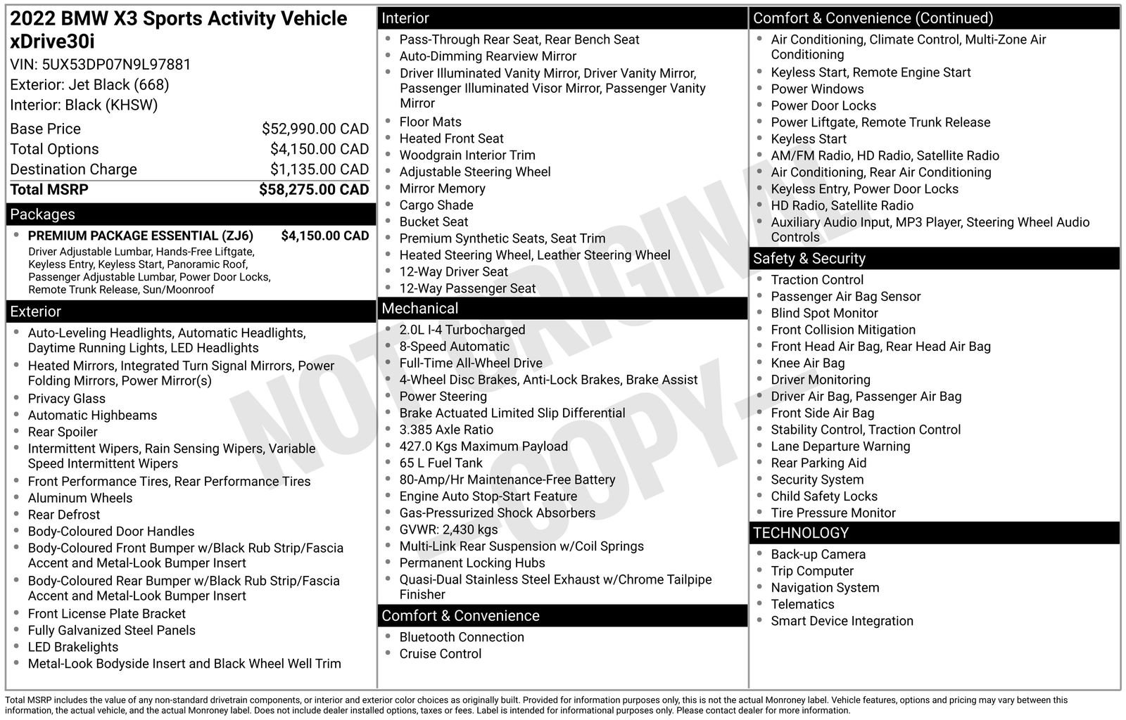 Used 2022 BMW X3 xDrive30i image 4