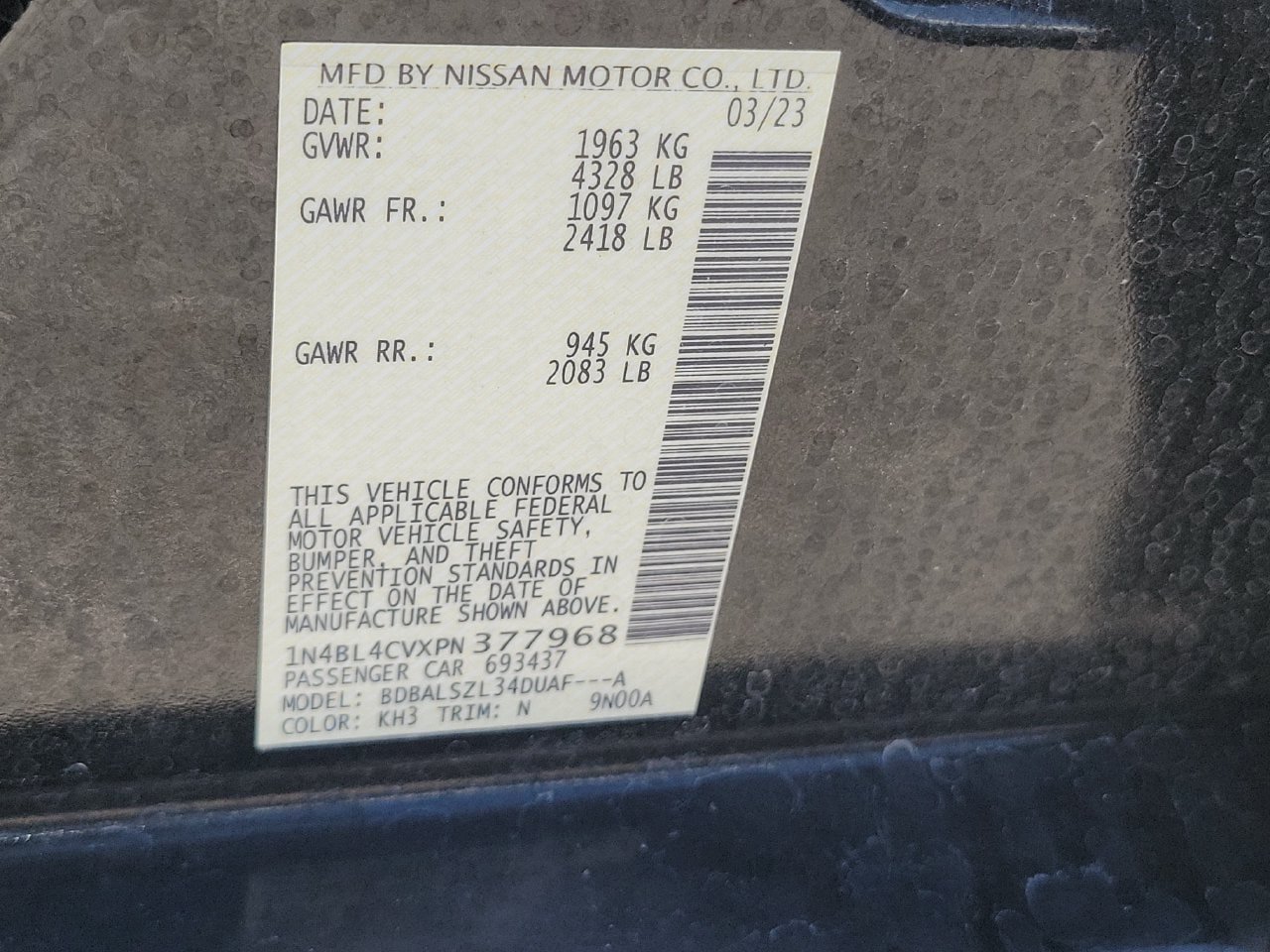 Used 2023 Nissan Altima 2.5 SR w/ SR Premium Package FWD image 29