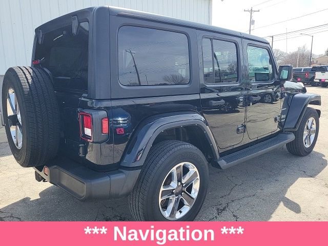 Used 2021 Jeep Wrangler Unlimited Sahara w/ Uconnect 4C Nav & Sound Group AWD/4WD image 8