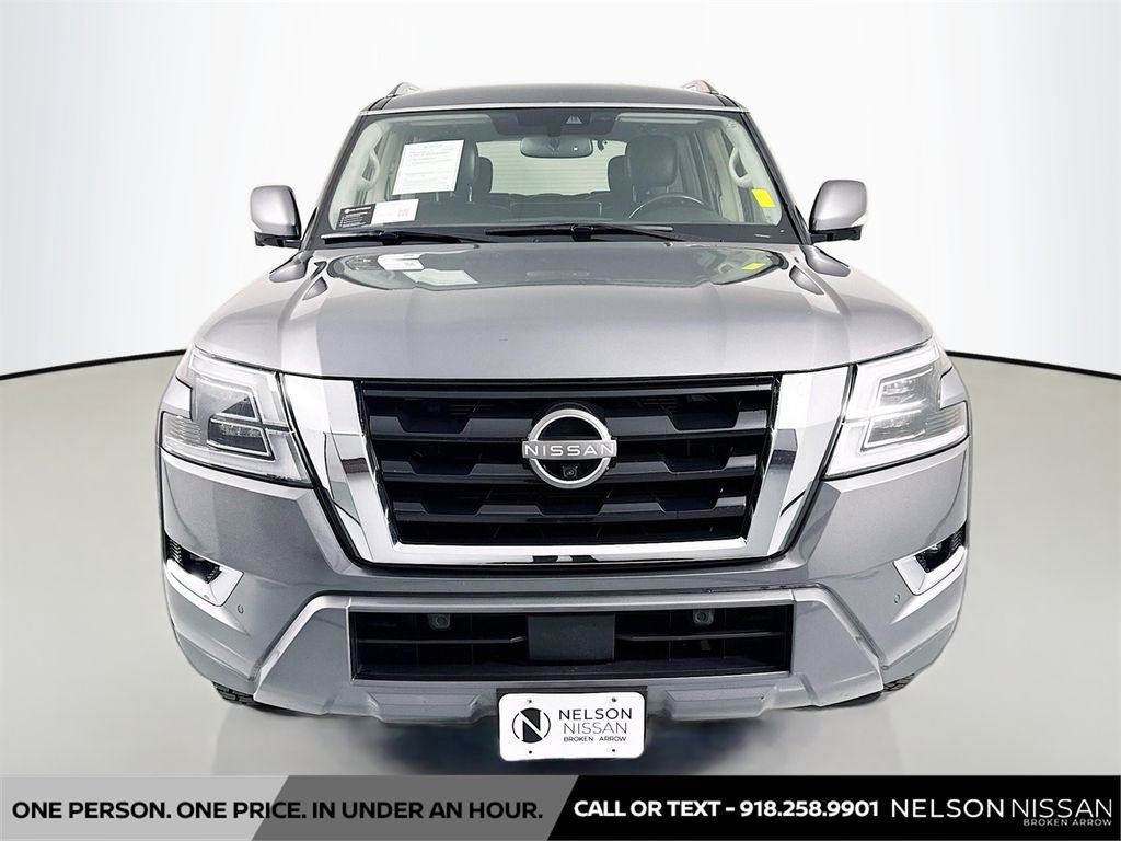 Used 2021 Nissan Armada SL w/ Captain's Chairs Package AWD/4WD image 2