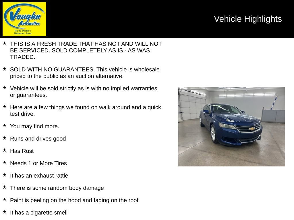 Used 2014 Chevrolet Impala LT w/ Premium Seating Package FWD video 2