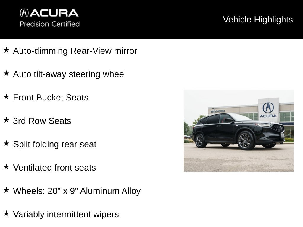 Certified 2022 Acura MDX A-Spec AWD/4WD image 21