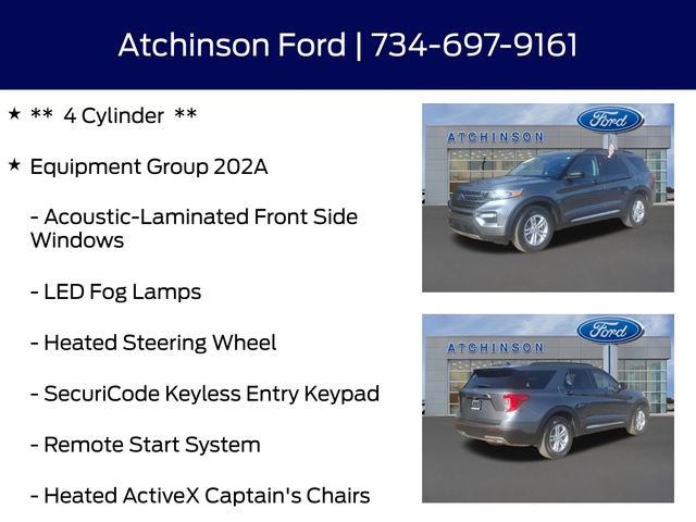 Certified 2023 Ford Explorer XLT w/ Equipment Group 202A image 12