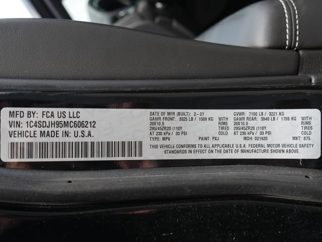 Used 2021 Dodge Durango SRT Hellcat w/ Premium Interior Group AWD/4WD image 32