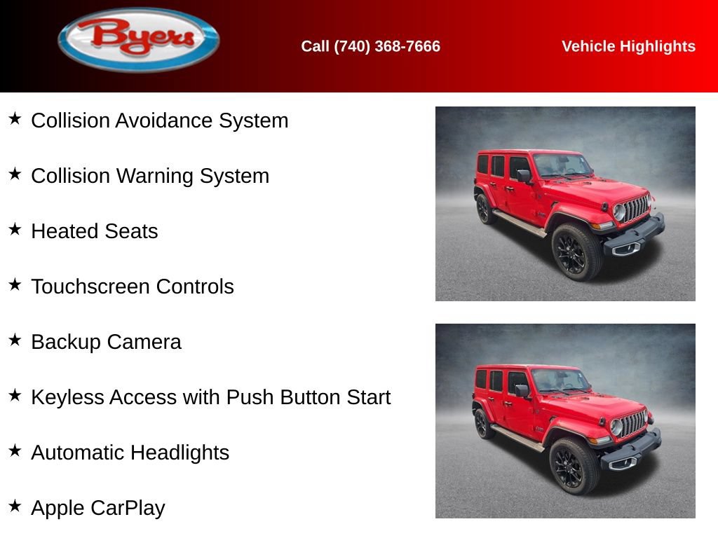 Used 2025 Jeep Wrangler Unlimited Sahara AWD/4WD image 12