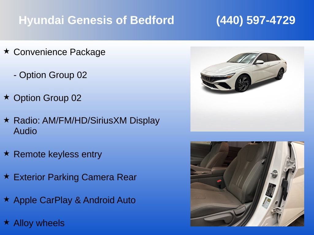 Used 2024 Hyundai Elantra SEL w/ Convenience Package image 7