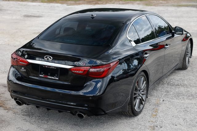 Used 2018 INFINITI Q50 Red Sport 400 w/ Sensory Package (Sport) RWD image 14