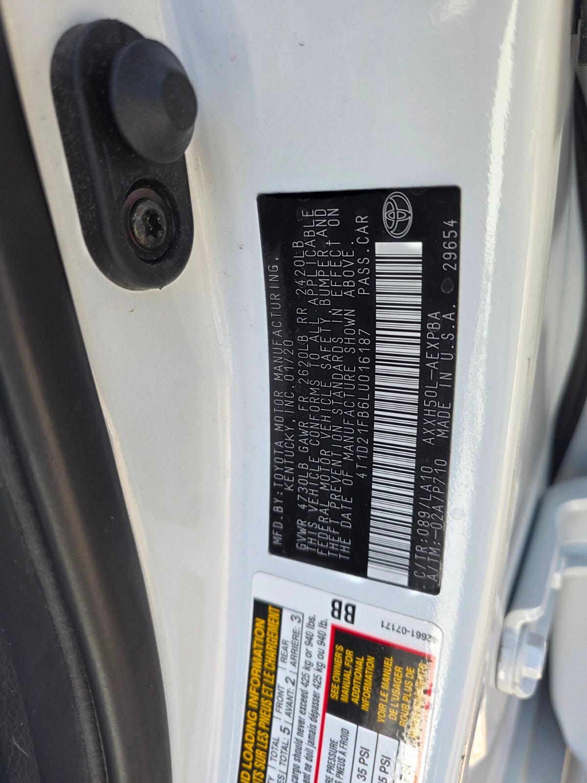 Used 2020 Toyota Avalon Limited w/ Advanced Safety Package FWD image 32