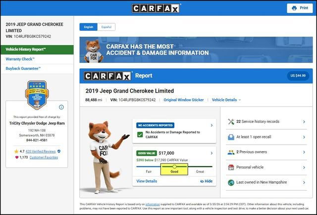 Used 2019 Jeep Grand Cherokee Limited image 5