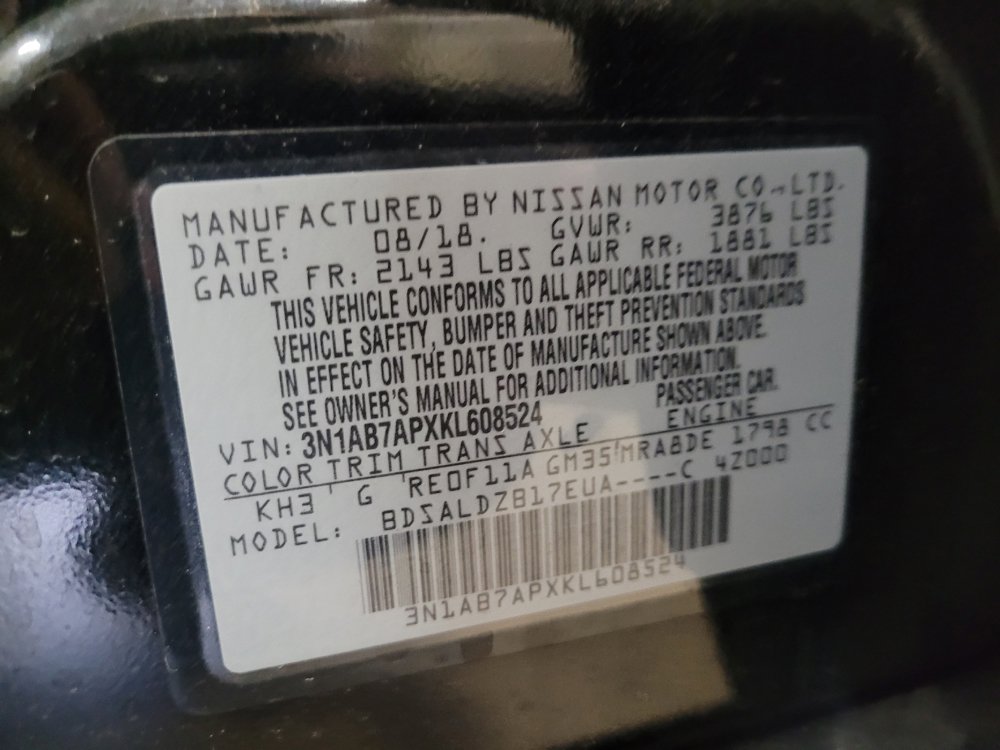 Used 2019 Nissan Sentra SV FWD image 33