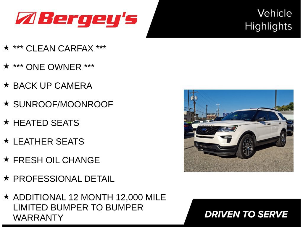 Used 2018 Ford Explorer Sport w/ Equipment Group 401A AWD/4WD image 4