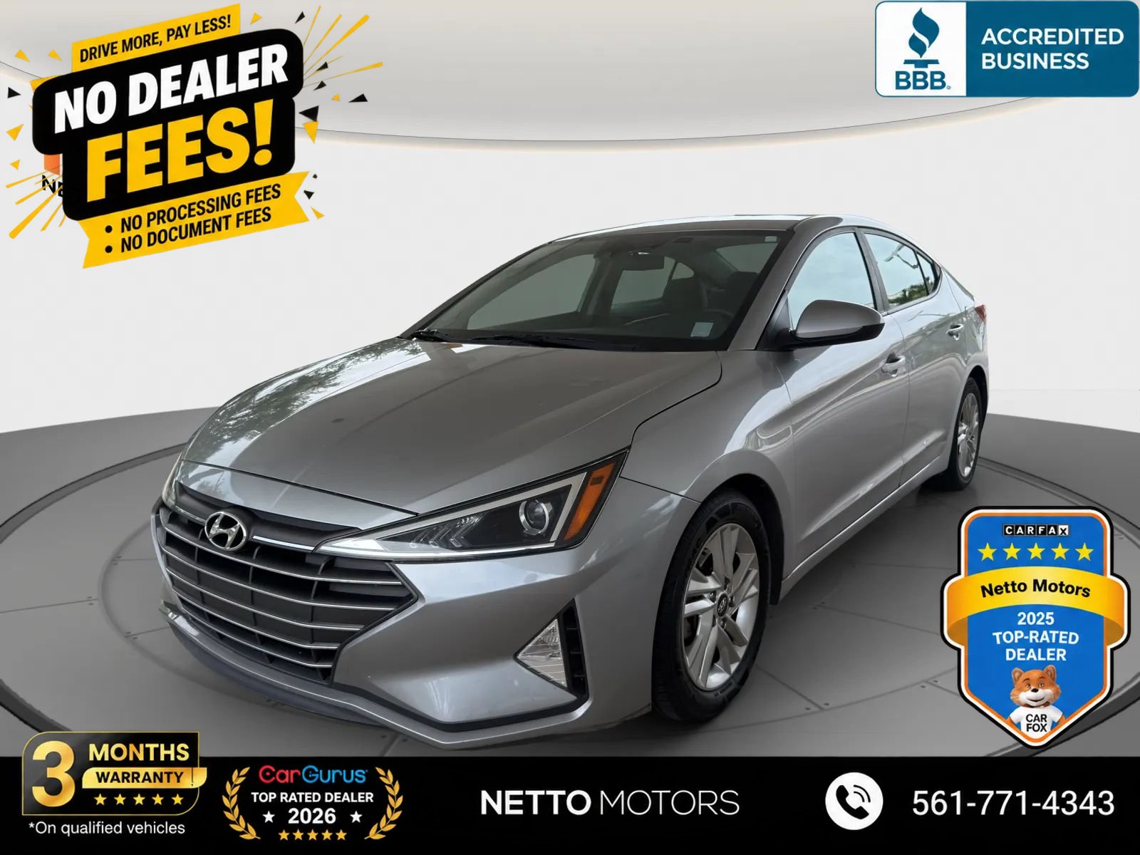 Used 2020 Hyundai Elantra SEL FWD image 1