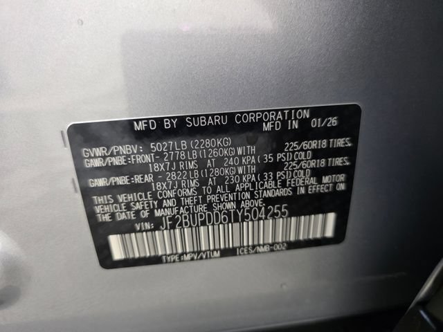 New 2026 Subaru Outback Limited AWD/4WD image 39