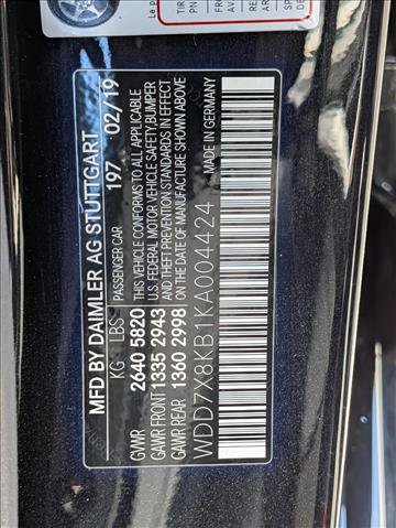 Certified 2019 Mercedes-Benz AMG GT 63 S image 26