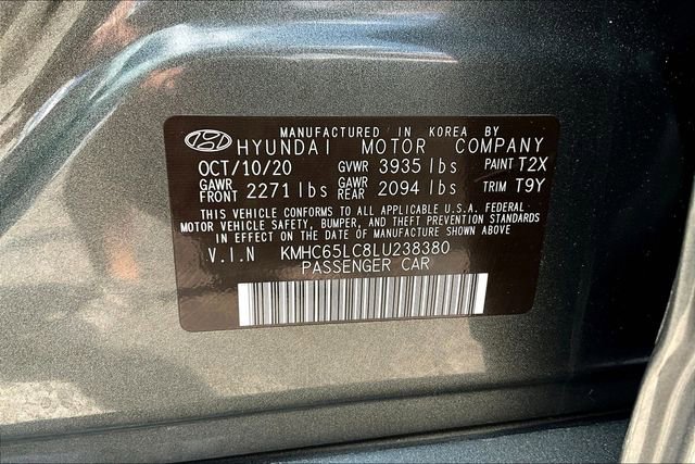 Used 2020 Hyundai Ioniq Blue image 32