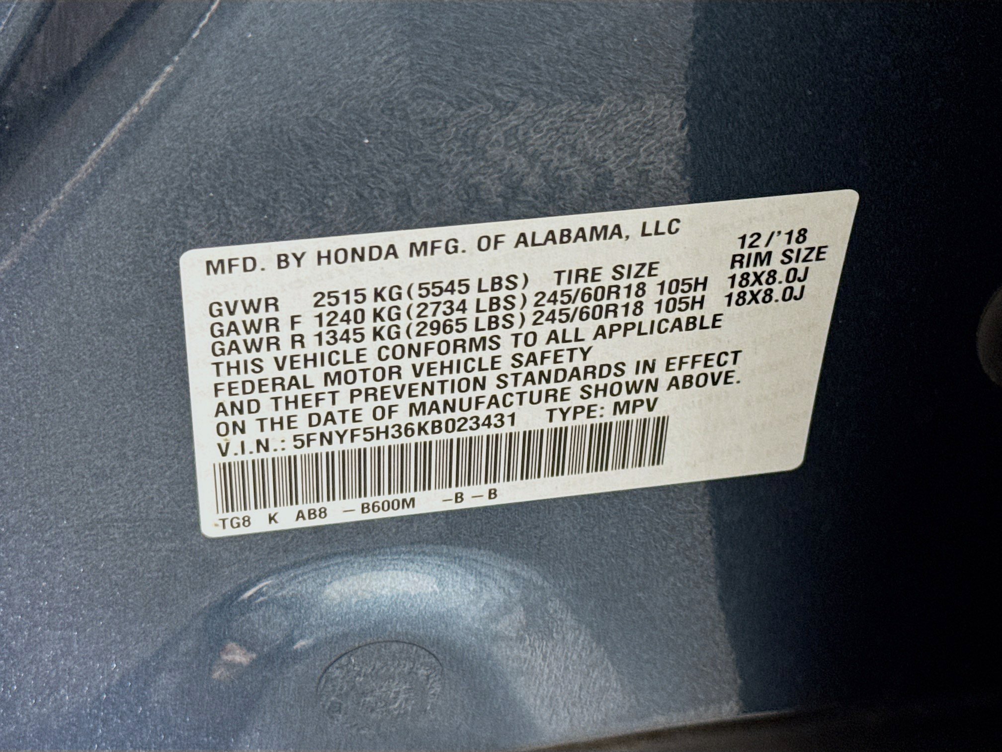 Used 2019 Honda Pilot EX image 38