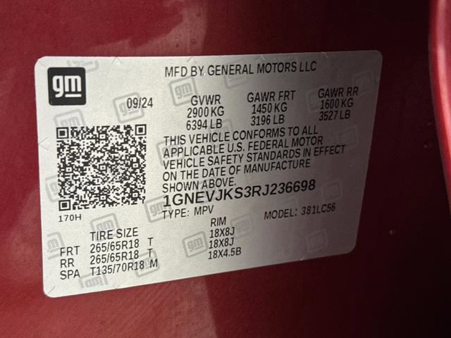 Used 2024 Chevrolet Traverse Z71 w/ Enhanced Driving Package image 40