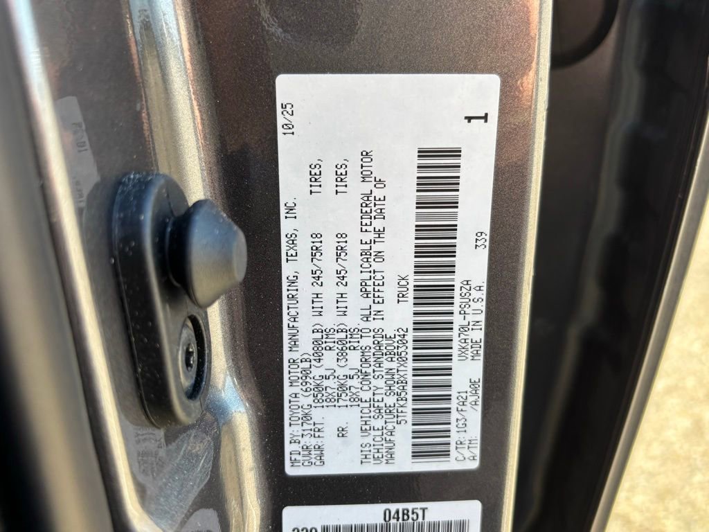 Certified 2026 Toyota Tundra SR image 26