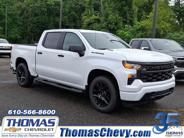 New 2026 Chevrolet Silverado 1500 Custom w/ Turbomax Blackout Package AWD/4WD image 1
