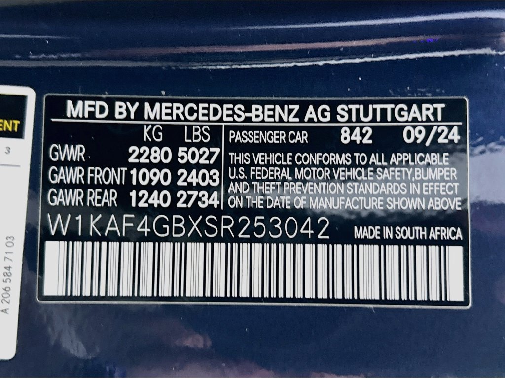 Certified 2025 Mercedes-Benz C 300 Sedan image 34