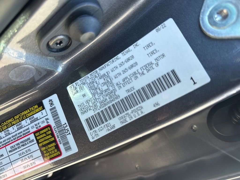 Used 2022 Toyota Tundra SR5 w/ SR5 Convenience Package image 37