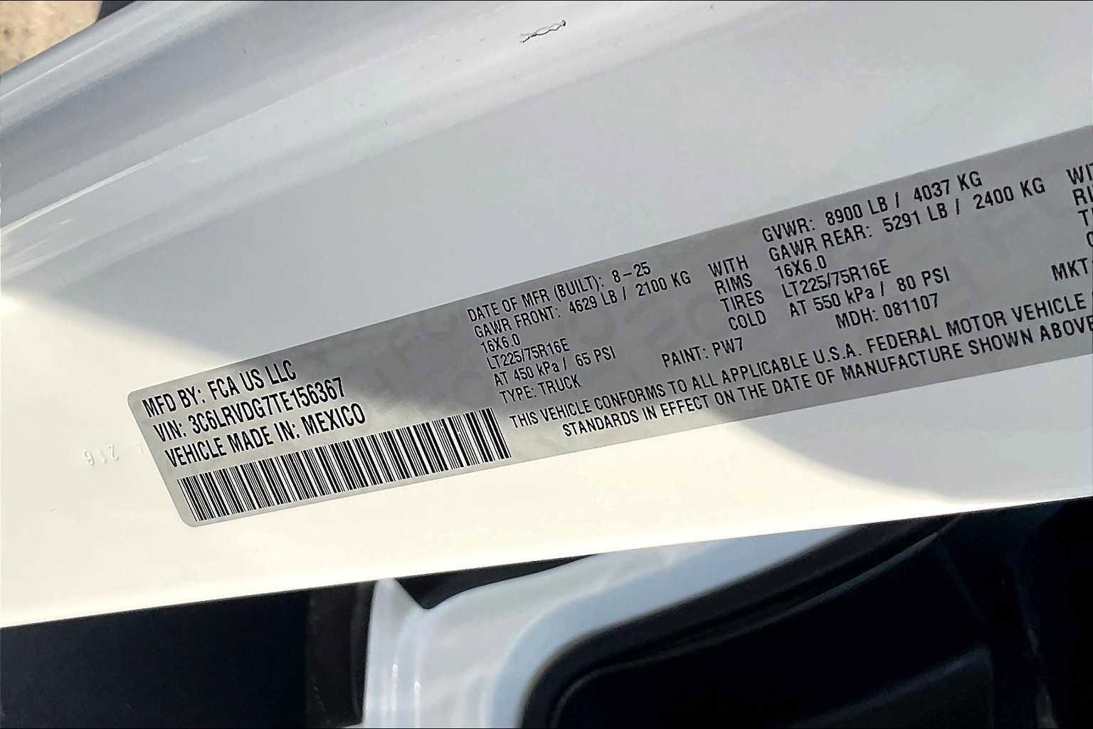 New 2026 RAM ProMaster 2500 w/ Advanced Safety Group image 19