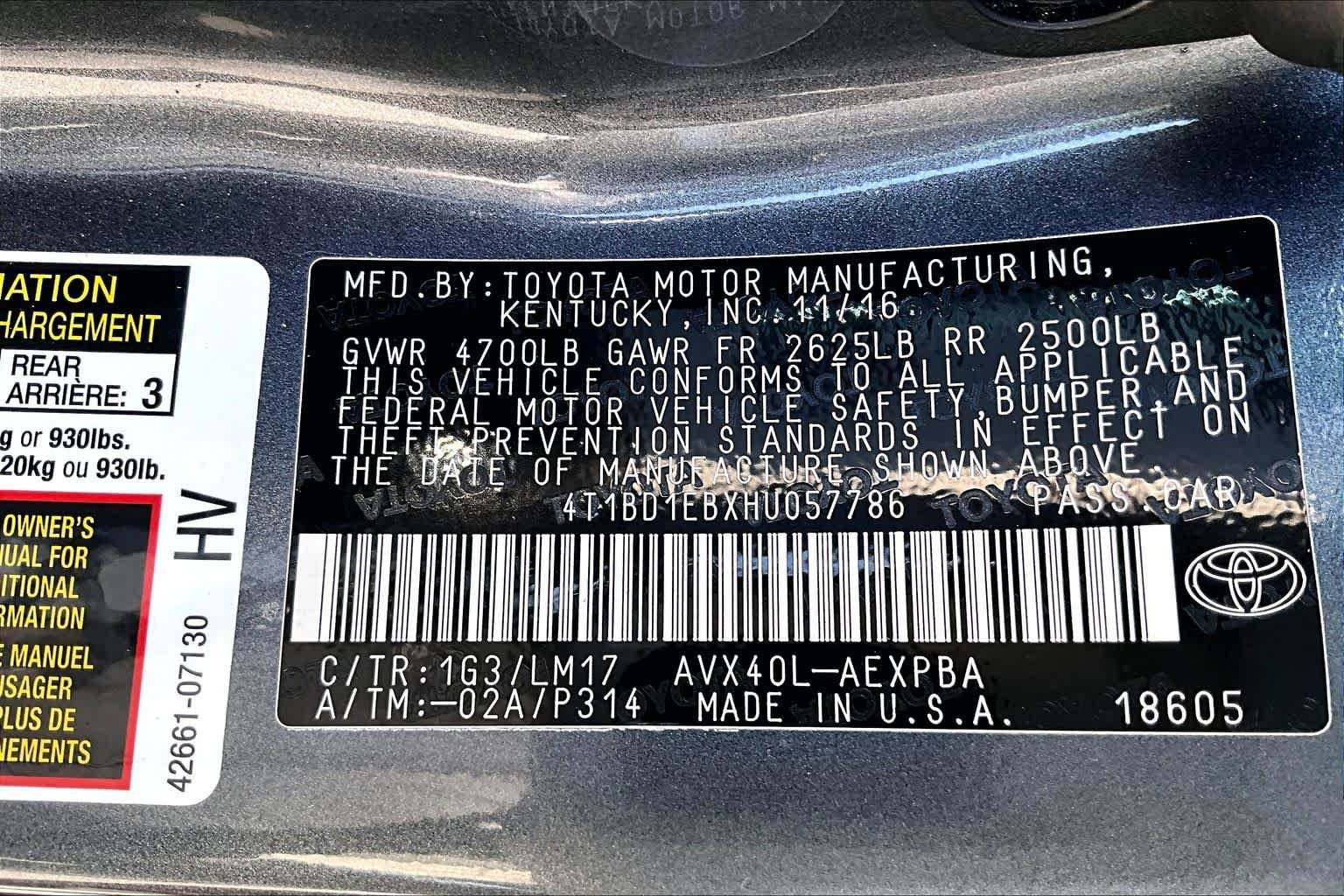 Used 2017 Toyota Avalon Limited FWD image 37