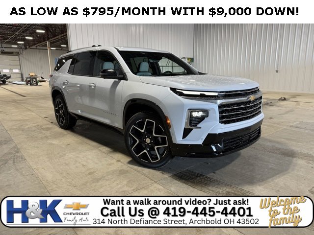 New 2026 Chevrolet Traverse High Country w/ LPO, Floor Liner Package image 1