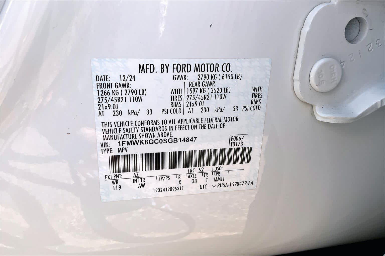 Certified 2025 Ford Explorer ST w/ Sun And Sound Package AWD/4WD image 35