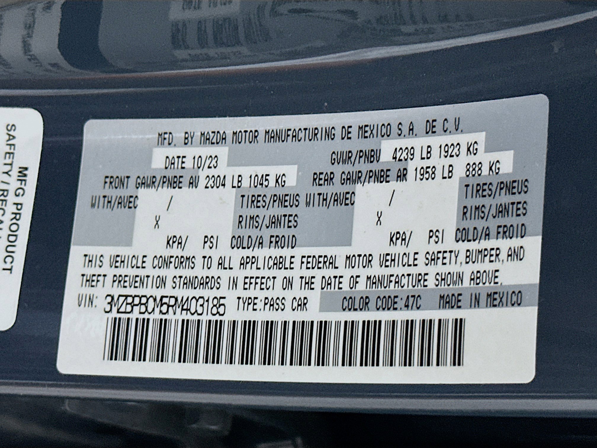 Used 2024 MAZDA MAZDA3 s image 12
