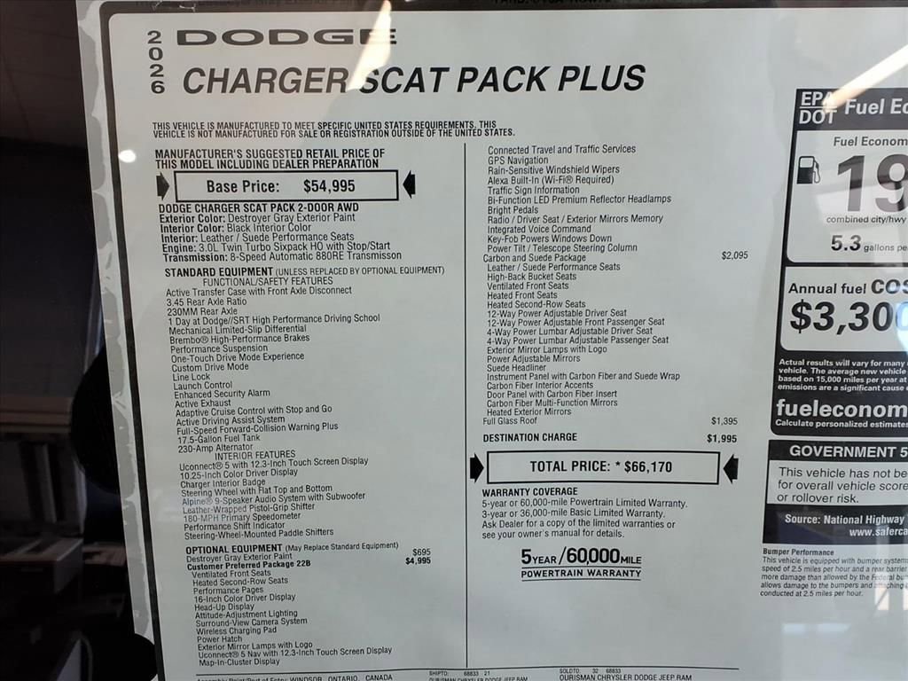 New 2026 Dodge Charger R/T Scat Pack image 19