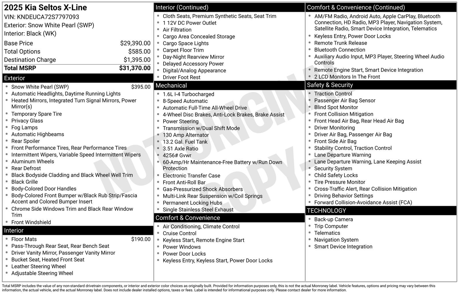 Used 2025 Kia Seltos X-Line image 28
