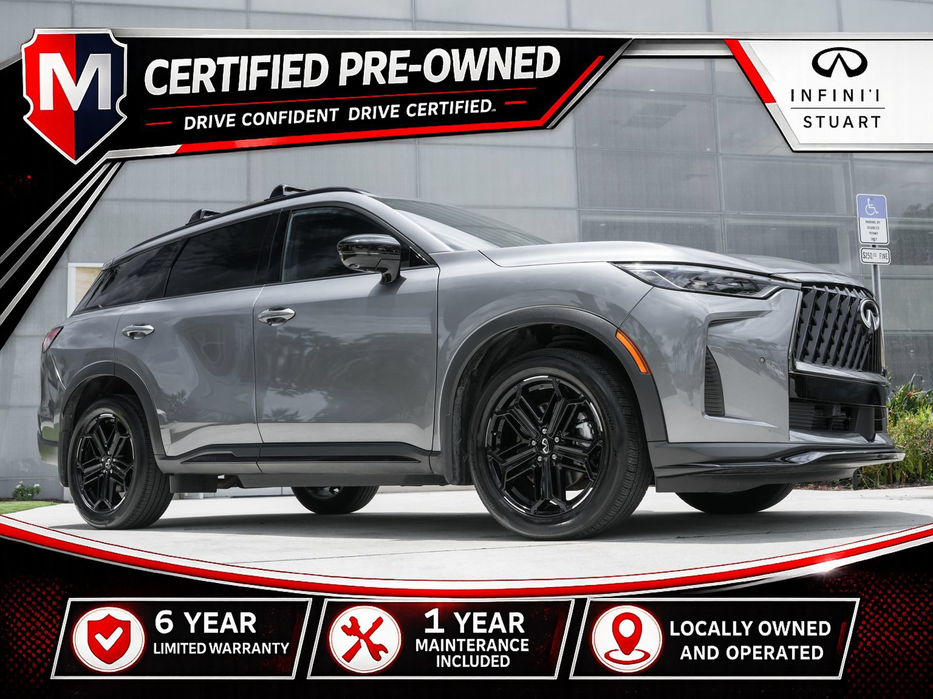 Certified 2026 INFINITI QX60 Sport w/ Dark Cargo Package