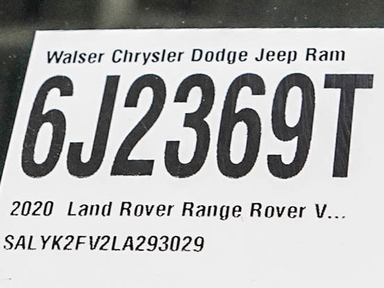 Used 2020 Land Rover Range Rover Velar R-Dynamic S AWD/4WD image 31